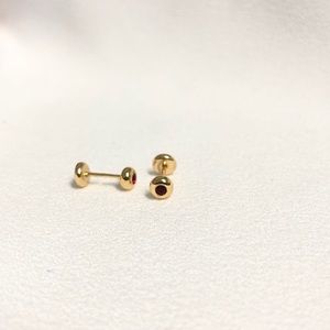 18k Gold Filled CZ Stud Earrings